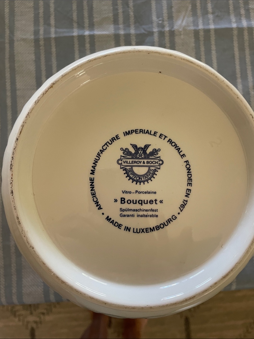 Villeroy & Boch White Porcelain 'Bouquet' Marked Dish - Picture 5 of 8